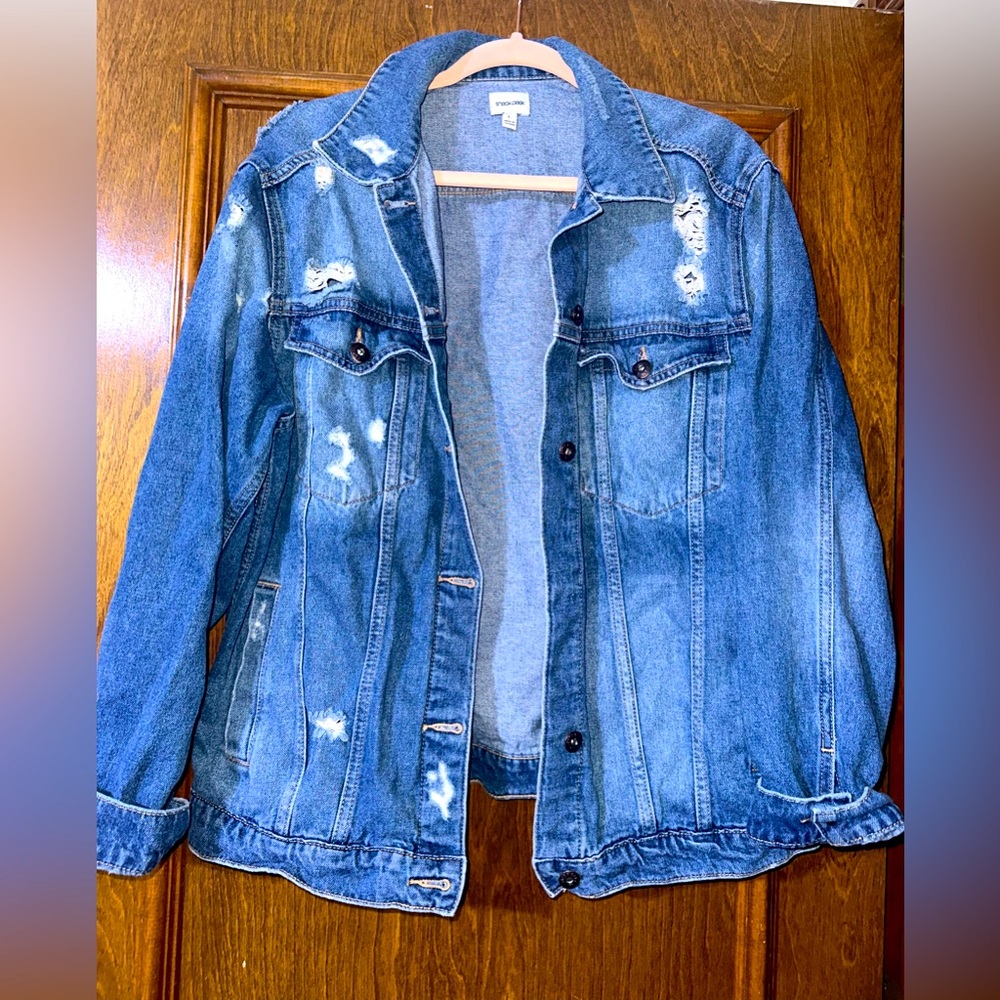 Distressed Jean Jacket